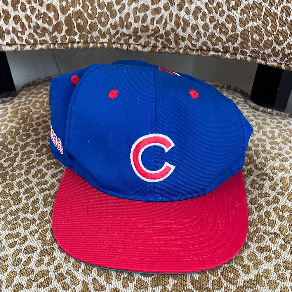Chicago Cubs Blue and Red Cap
